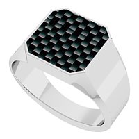 Anillo Rosso Amante Hombre Nivola in Acero UAN026FR26 - UAN026FR26